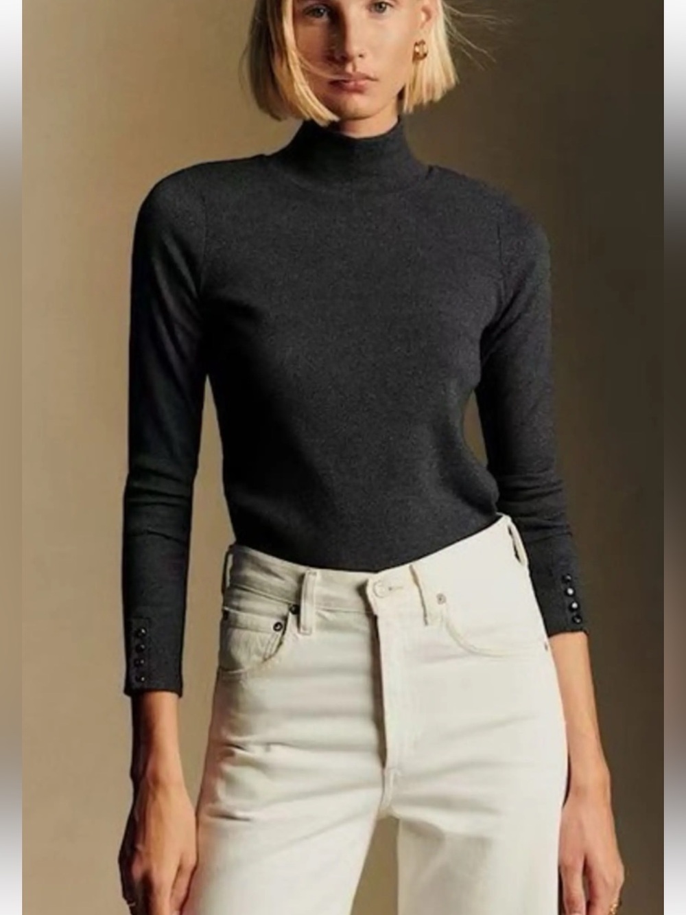 Sezane Felix Jumple in Charcoal Grey- size L